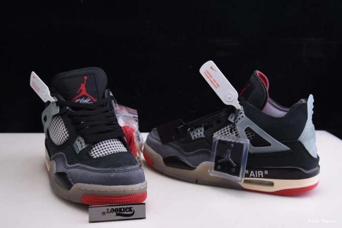 Kicked Out Shoe Store Retro Bred Air CV9388-001 Off Jordan White 4 x 0722